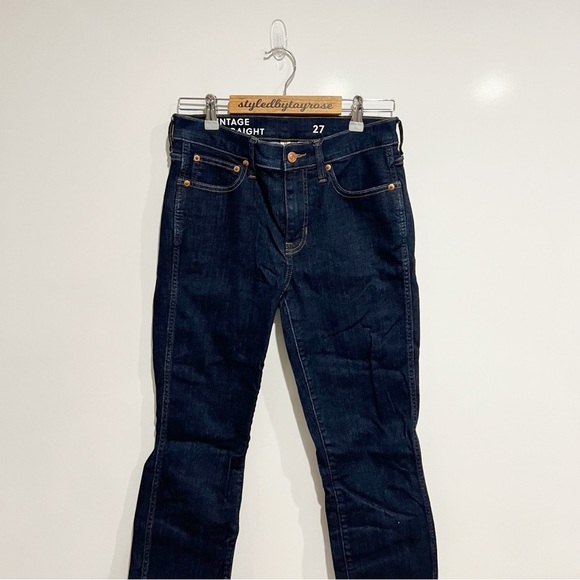 J. Crew 9" vintage slim-straight jean in Rinse wash - Picture 4 of 11